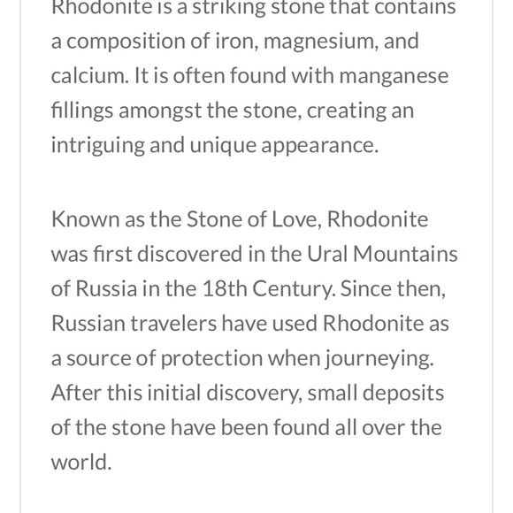 Handmade Rhodonite necklace - Picture 5 of 5